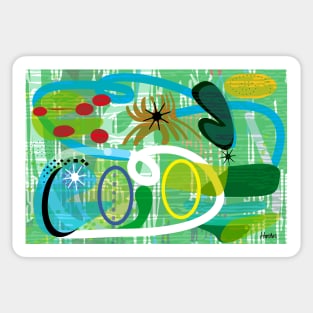 Abstract World Sticker